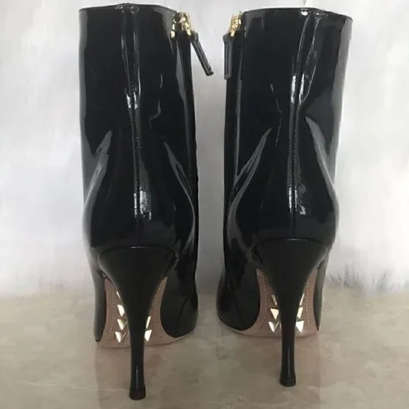 VALENTINO NEW‎ PATENT LEATHER BOOTS​​​ - Picture 2 of 8